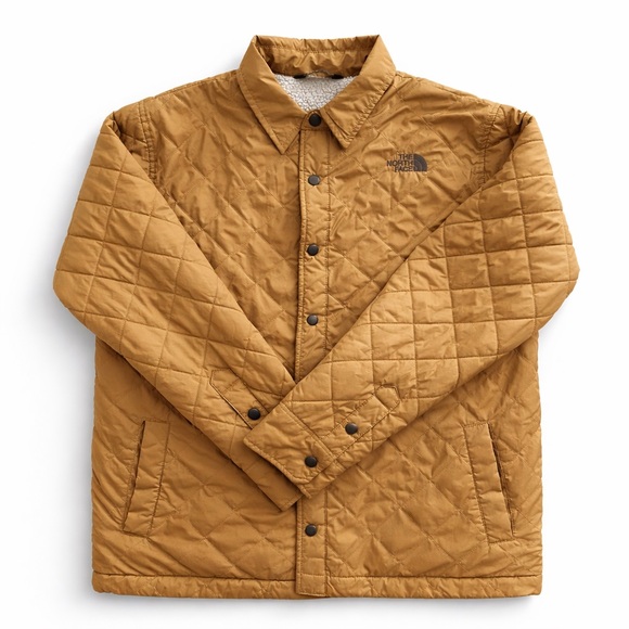The North Face Other - The North Face Mens Quilted Sherpa lined Jacket in mustard brown, size M